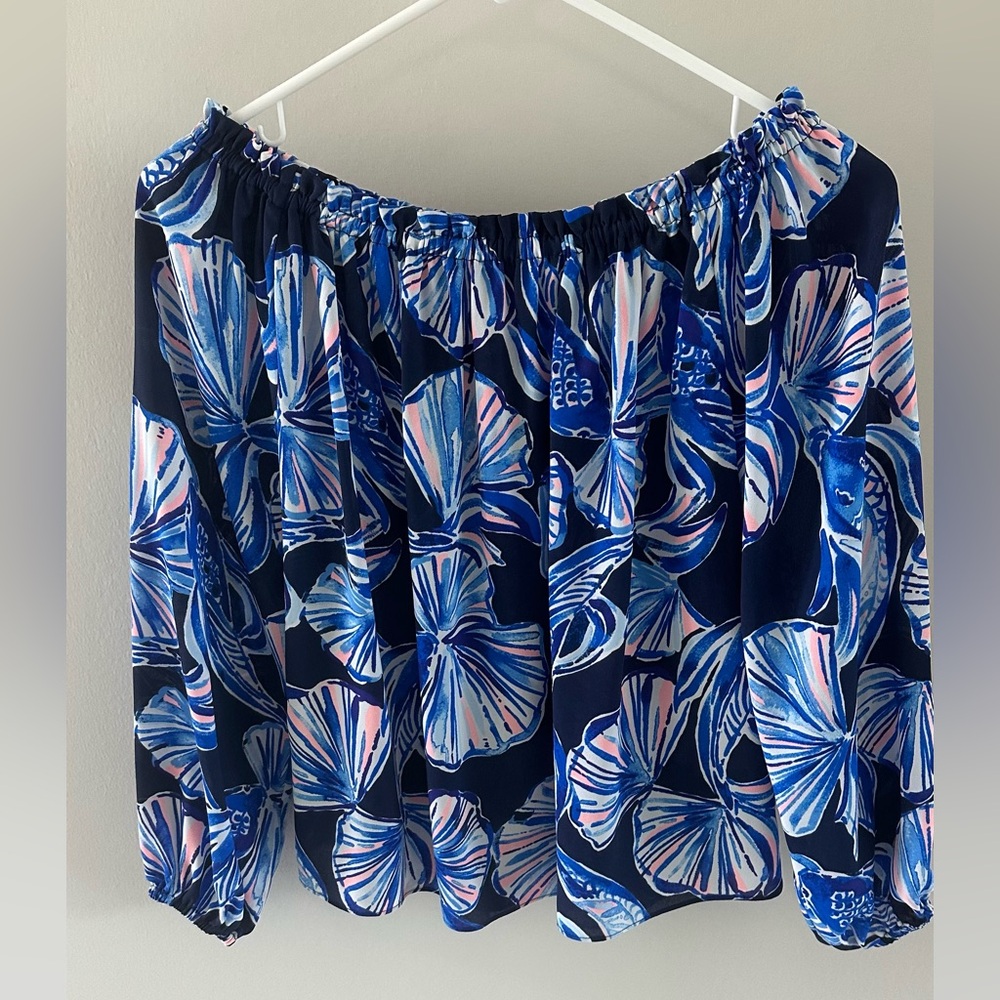 Lilly Pulitzer Lou Lou Off Shoulder Top